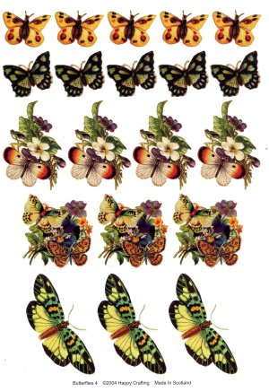Multi Use Paper - Butterflies 4